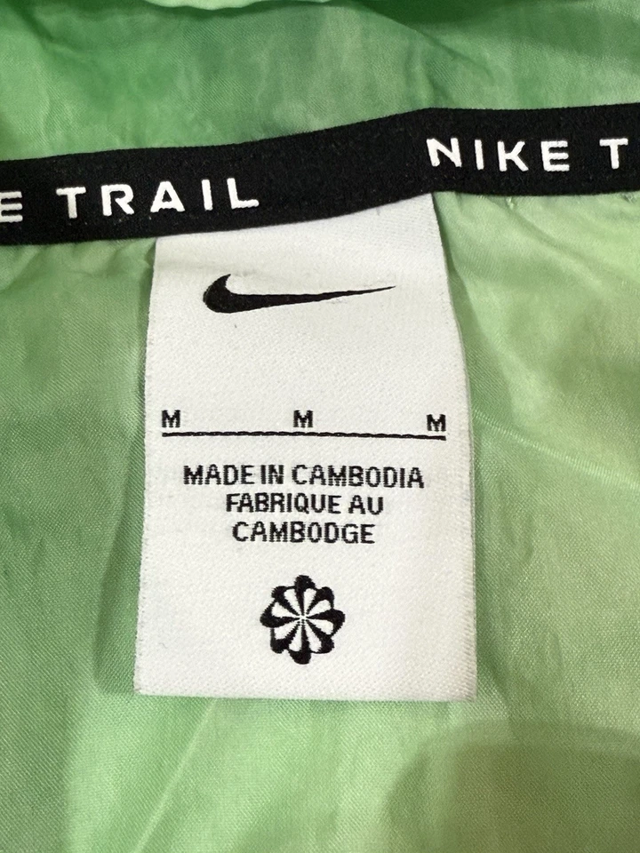 Nike Trail куртка FN6853-376 женщин средний зеленый отпугиватель легкий новый с Ярлыками $120 - Изображение 4 из 4