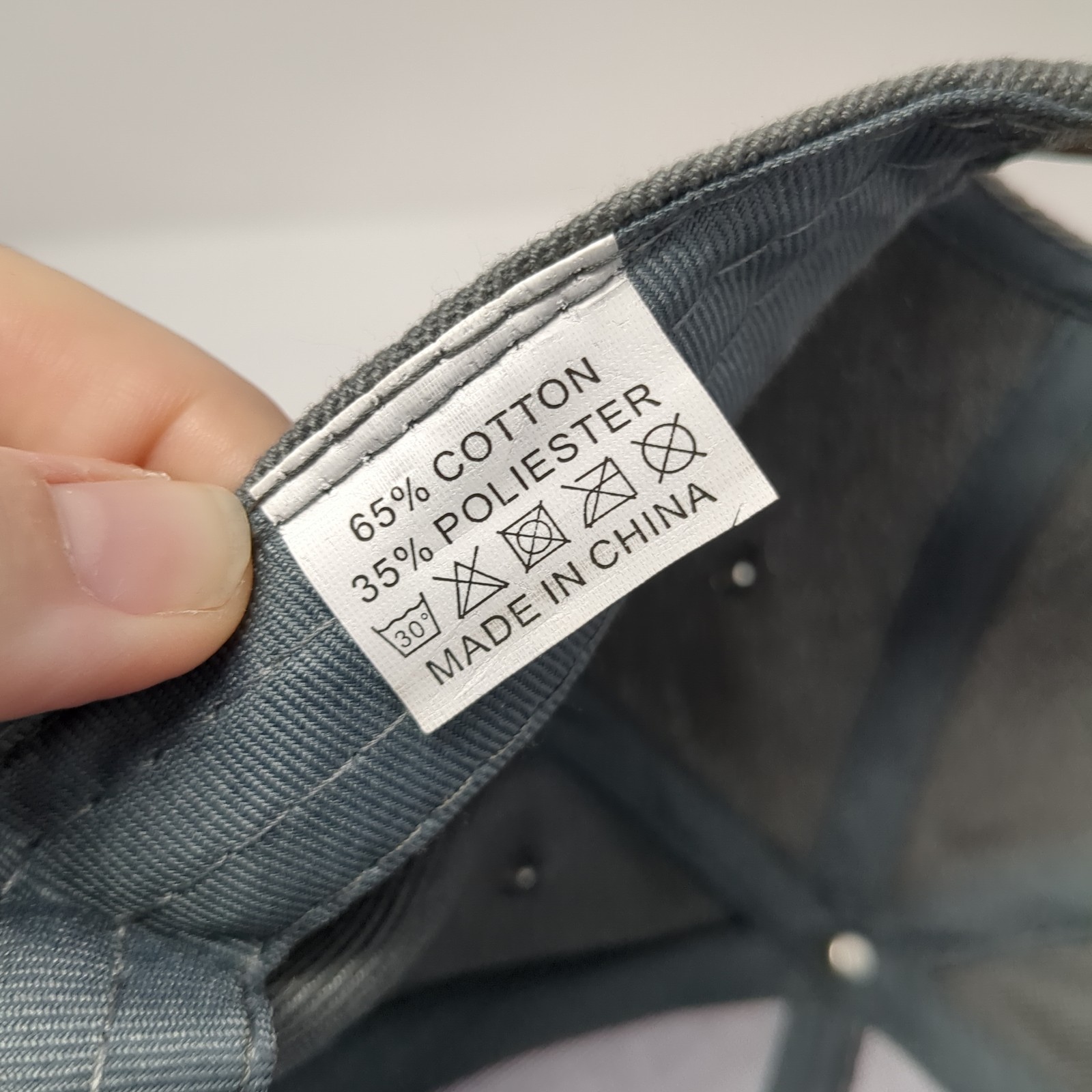 Unbranded Snapback Hat Gray Solid One Size Outdoo… - image 9