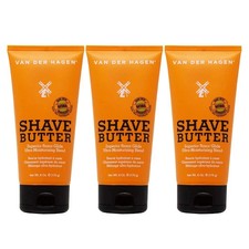 3 Van Der Hagen Shave Butter- Best Shave 3 pack 6 oz/tube