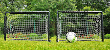 Coppia Di Mini Porte Da Calcio 0,90 X 0,60 M