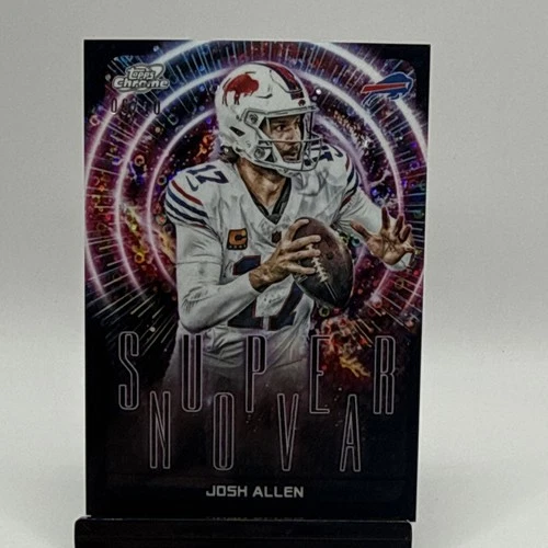 2025 Topps Cosmic Chrome Josh Allen Black Eclipse Refractor (RAW)