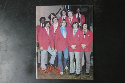 1973 College Football Program Magazine Team Photo Red Blazers NCAA