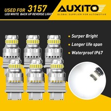 Auxito 3157 3156 3057 Led 4157 Reverse Brake Turn Signal Light 6500k Bulb White