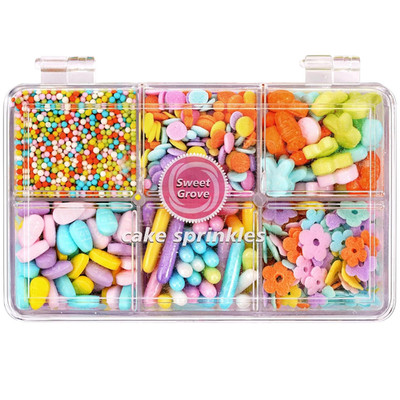 Easter Sprinkles for Cake Decorating - 6.53 Oz Pastel Spring Sprinkles, Edible S