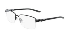 NIKE NK8141 MEN'S EYEGLASSES 55-17-140MM/SATIN BLACK/NEW-100%AUTHENTIC