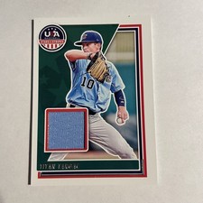 2022 Panini USA Baseball Stars & Stripes Materials Titan Targac #USAM-TT Jersey
