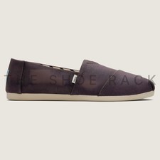 TOMS Alpargata Recycled Cotton Canvas Men's Slip-On Shoes Ash New with Box