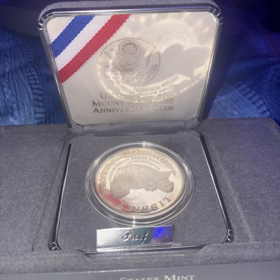 1991 Mount Rushmore Anniversary Coins - Image 3 of 3