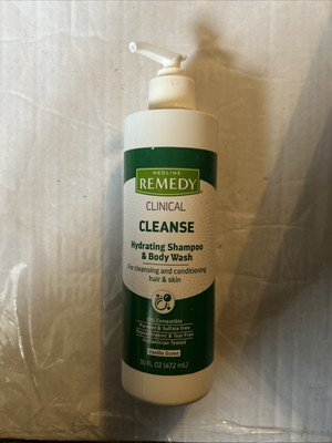 Medline Clinical Hydrating Shampoo & Body Wash (16 fl oz)   Vanilla Scent