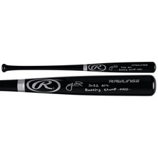 Jeff McNeil New York Mets Signed Rawlings Pro Bat w/22 NL Batting Champ Insc