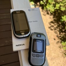 Pantech Cell Phone Model Ease P2020 works Samsung Flip Phone For Parts Only  