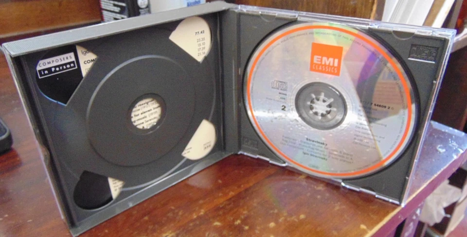 STRAVINSKY - Composers in Person / EMI 7546072 / NM 2 CD Set - Image 3 of 4