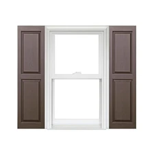 Homeside Raised Panel Vinyl Shutters (1 Pair)