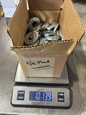 #ad Over 120 5 8 Flat Washers $75.00