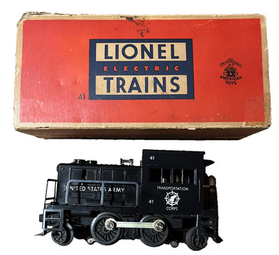Postwar Lionel 41 Switcher with Original Box/Insert (NICE CONDITION/NO CRACKS)