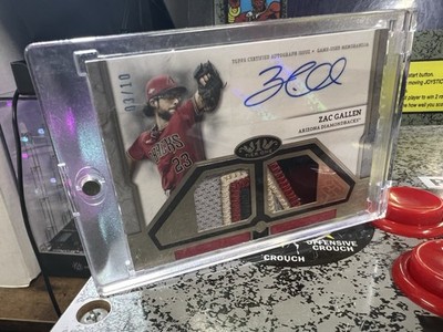 2024 Topps Tier One Zac Gallen Dual Patch Auto /10 Arizona D-Backs Patch NM MT