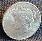1925 Peace Silver Dollar- Fineness .90- AU Condition