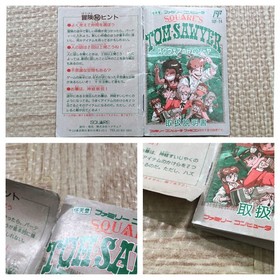 UF3435 Square's Tom Sawyer BOXED NES Famicom Japan