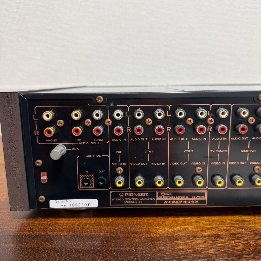 Pioneer C-90 Stereo Preamplifier Control Amp C-91 Reference Audio