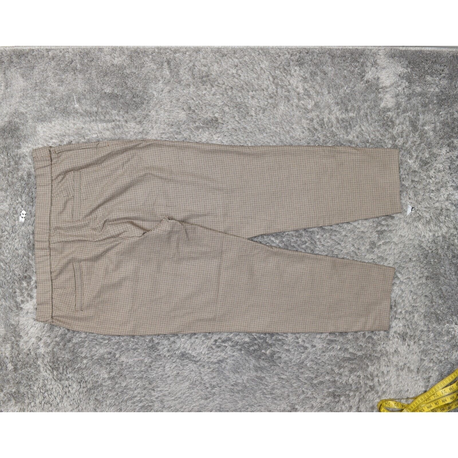 NEW Mango Women's Plus Size 18 Dress Pants Skinny Pants Brown Polyester Zip Ge thumbnail 8