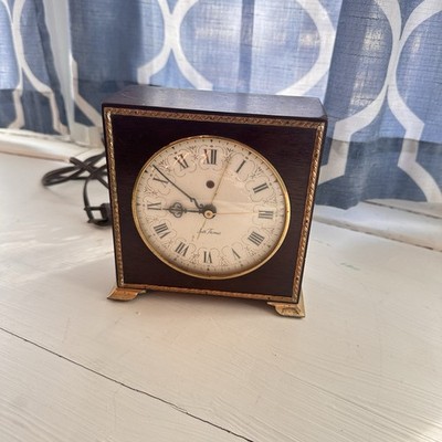 VTG Seth Thomas Electric Alarm Clock Poise-1 Model No. SS7-Q For Repair/parts