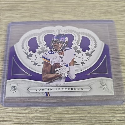 2020 PANINI CHRONICLES CROWN ROYALE JUSTIN JEFFERSON ROOKIE NO.CR-11