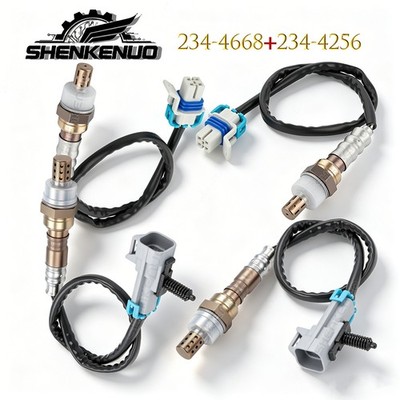 4PCS Oxygen Sensor Up+Downstream For GMC Yukon 2008-2014 Chevy Silverado 1500
