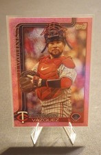 Christian Vazquez 2025 Topps Update Series - #US7 Pink Holo Foil