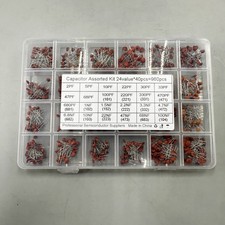 960 PCS 24 Value Ceramic Capacitor 2PF-100NF Assortment Kit for Electronics