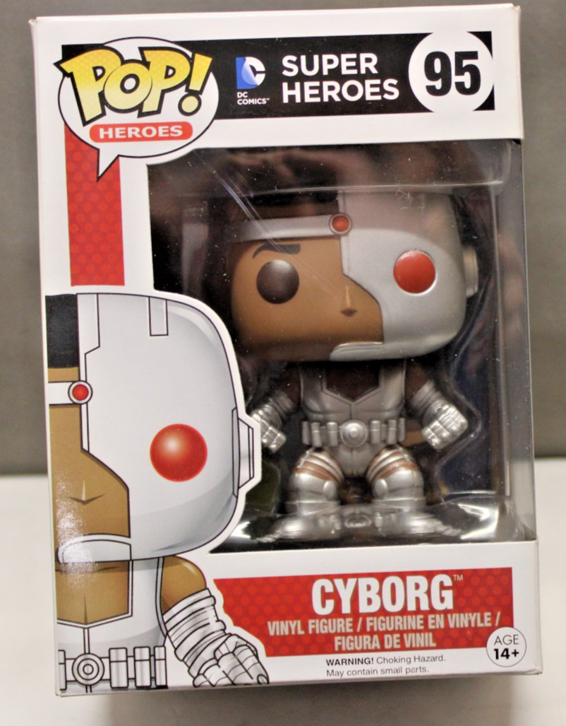 Funko Pop Mib #95 Dc Superheroes Cyborg