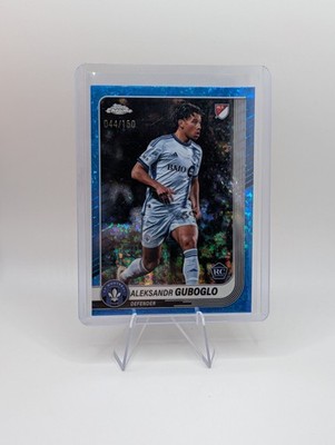 2025 Topps Chrome MLS #32 Aleksandr Guboglo Blue Mini-Diamonds Refractor #/150