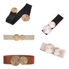 Fashion Stretch Belt for Women Adjustable Waist Band for Dresses or Trousers