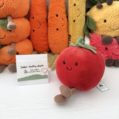 Jellycat Amuseable Tomato BNWT - Retired & Rare - 100% Real