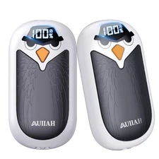 Hand Warmers Rechargeable 2 Pack with LED Display, 4 Heat Settings & Fast Hea...