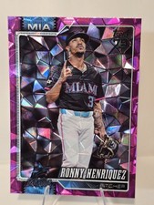 2026 Topps Series 1 Ronny Henriquez #290 Pink Diamante Miami Marlins