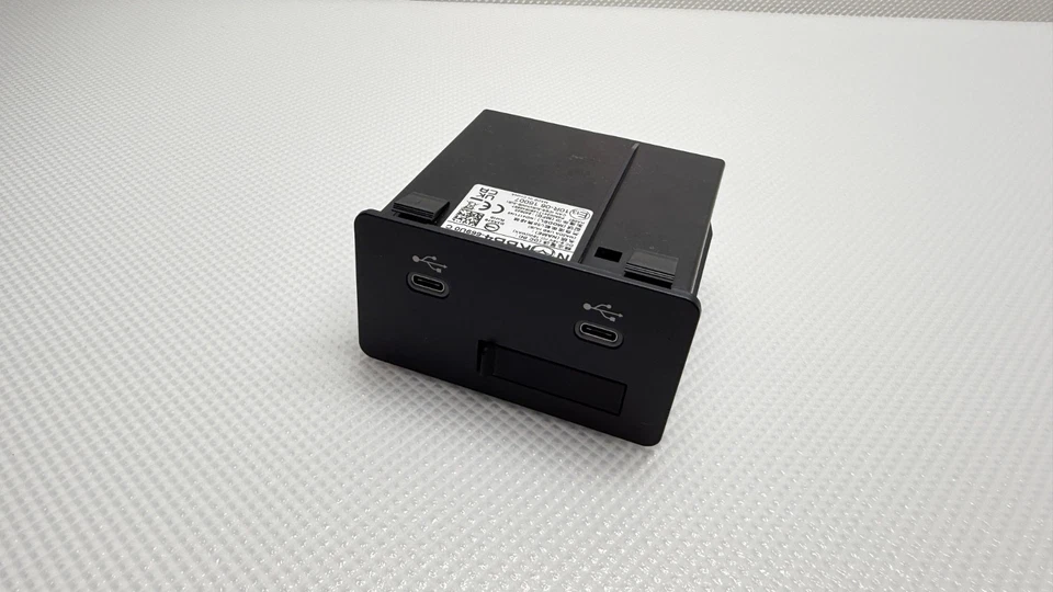 2024 2025 MAZDA CX-90 CENTER CONSOLE DUAL USB TYPE-C PORT HUB SD CARD READER OEM - Image 3 of 4