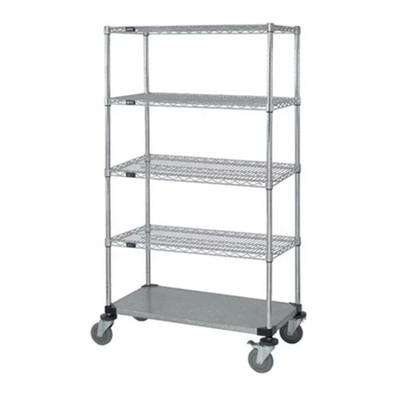 Quantum Storage Systems - M2448CG46-5 - WIRE MOBILE CART 4 WIRE, 1 SOLID - 63in