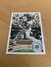 ANGEL PAGAN #207 2011 Topps Baseball  New York Mets