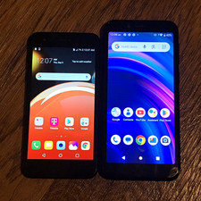 LG Aristo 2 Plus Android Smartphone Lot of 2 Phones Black 5.5GB Storage