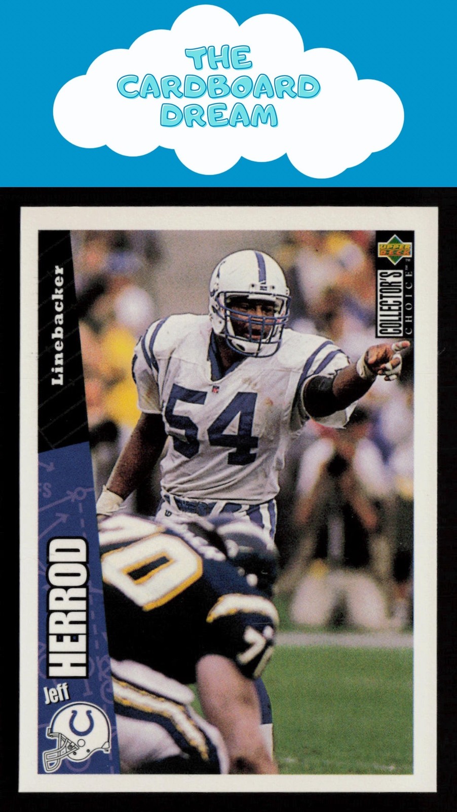 Jeff Herrod 1996 Collector's Choice #348 Indianapolis Colts