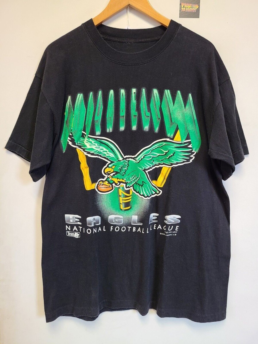 NFL EAGLES 3段ロゴプリントパーカー ×ヴィンテージ バイカラーベスト