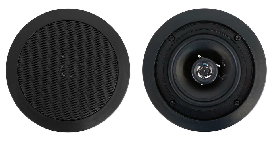 Rockville 6-Zone 70v Commercial Amplifier+(10) 5.25" Black Ceiling Speakers+Sub - Image 3 of 4