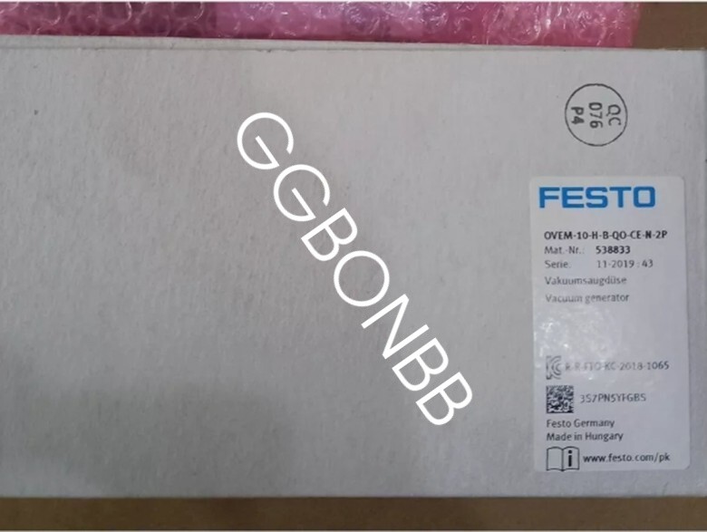 1PC FESTO OVEM-10-H-B-QO-CE-N-2P Vacuum Generator 538833 FedEx or DHL or UPS