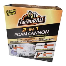 Armor All 2-in-1 Foam Cannon Car Wash Kit Power Pressure Washer & Garden Hose