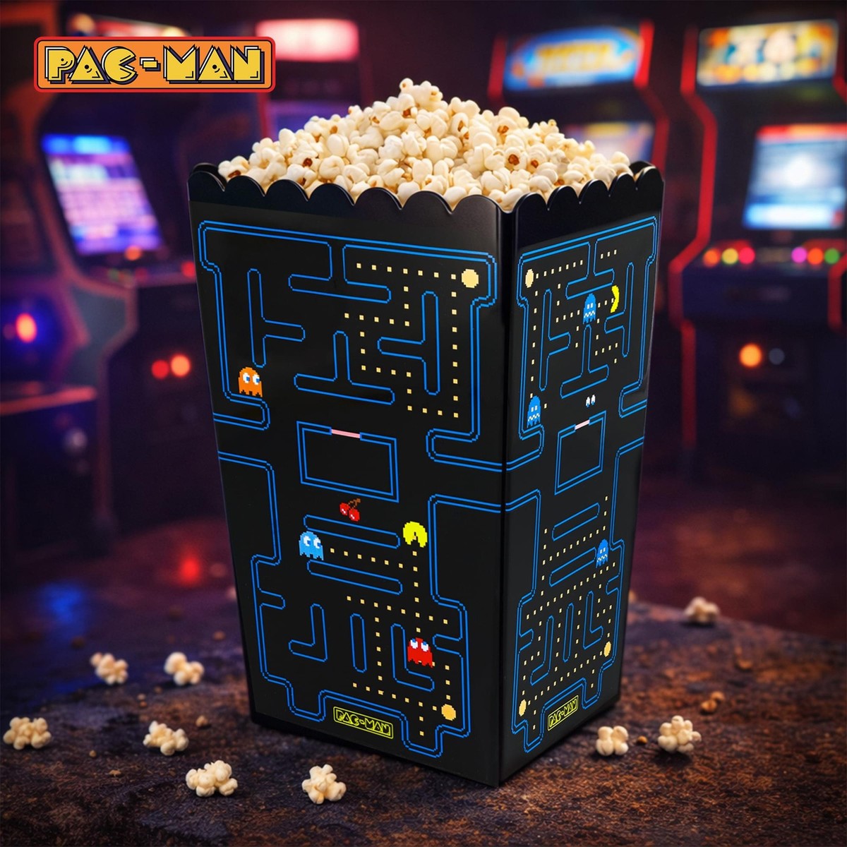 PAC-MAN Maze Popcorn Bucket | Holds 3 Liters | eBay