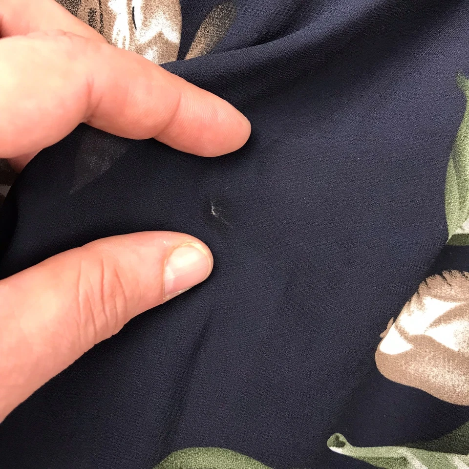 Baltic Born Olivia Maxi Dress Womens 1XL Dark Topaz Floral Smocked Chiffon - Image 3 of 4