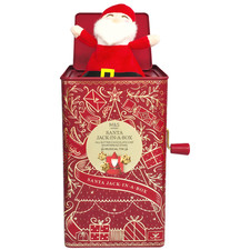 M&S All Butter Chocolate Chip Shortbread Stars 250g, Santa Jack in a Musical Tin