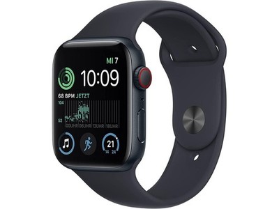 Apple Watch SE (2.Gen) 2022 (GPS + Cellular) 40mm Mitternacht S/M Smartwatch