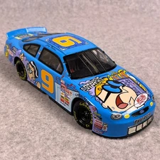 Jerry Nadeau #9 Cartoon Network Dexter 1999 Ford Taurus 1:24 Bank Diecast Action