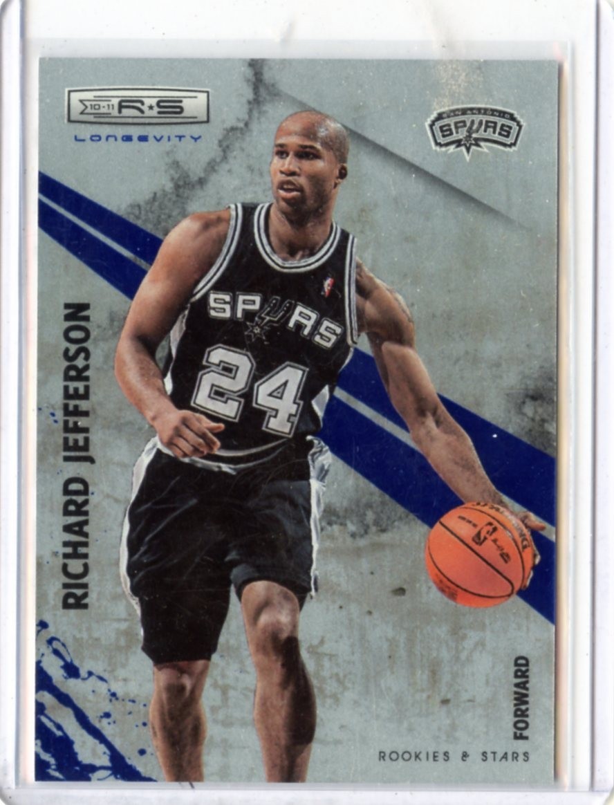 2010-11 ROOKIES & STARS #66 RICHARD JEFFERSON BLUE #23/65 - SAN